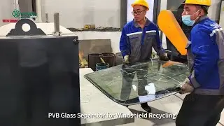 Windshield PVB Film Separation Machine | PVB Glass Separator