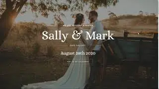 Website template Demo - Wedding Invitation