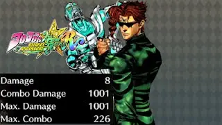 JJBA ASBR| Kakyoin 100% TOD Combo(1001 Damage)