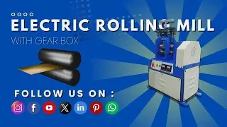 Eagle Jewellery Rolling Mill Electric With Gear Box #eagleindustriesrajkot #jewellerymakingworkshop