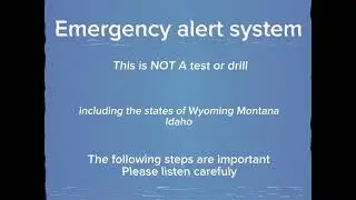 EAS scenario (if the Yellowstone ￼￼volcano erupted again)