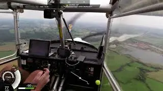 Skyranger G-CCTR ,Landing at Palmer farm on rwy 09