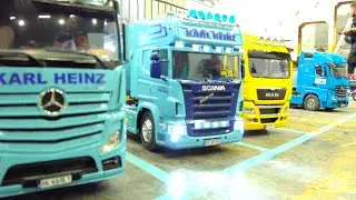 RC TRUCK CONVOY COLLECTION// RC TRUCKS IN MOTION// EXTREME LONG HEAVY HAULAGE RC TRUCK// RC BUS