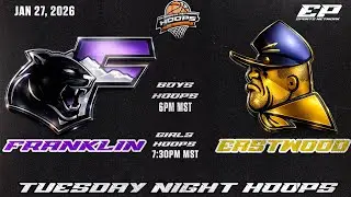 LIVE EPSN Tuesday Night Hoops 🏀⛹️&zwj;♂️ Franklin Cougars  VS Eastwood Troopers- VARSITY GIRLS