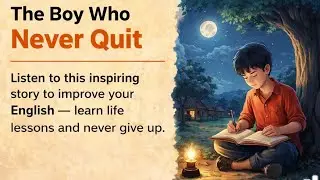 Reading and Listening Practice || The Boy Who Never Quit || Learn English 