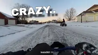 45 mph sled! (CRAZY)