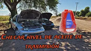 COMO checar el ACEITE de LAS TRASMISI&Oacute;NES de CAVALIER
