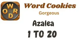 Word Cookies Azalea Answers [1 to 20 Levels] | Under Gorgeous Category