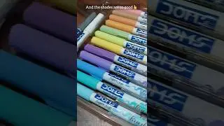 Unboxing of my New DOMS Pastel brush pens✨️|DOMS Brush pen|Imagine To Create|#brushpen #doms #shorts