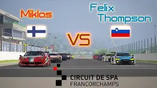 Felix Thompson vs Miklos at Spa-Francorchamps