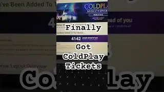 Check how i was able to book coldplay tickets #coldplayconcert #musicofthespheres #ahmedabad #shorts