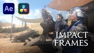 Impact Frames in After Effects & Davinci Resolve | Workshop