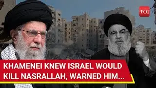 Khamenei's Last Message To Nasrallah Out; Iran Leader's Advise Could've Saved Hezbollah Chief