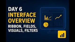 Power BI Day 6: Interface Overview &ndash;Ribbon, Fields, Visuals, Filters #powerbi #powerbidesktop