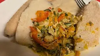 🇯🇲Let's cook some soft🇯🇲 Jamaican yam grown in my backyard garden 🍛😋