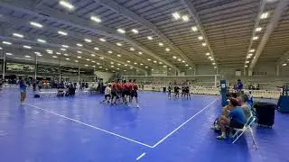 Virginia Beach Nagva 2025 Team passer Pool play game 3 set 1