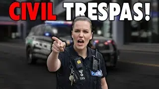 UK Police Claim Trespass &mdash; But Can&rsquo;t Name the Law | Sergeant Steps In