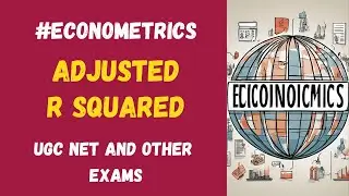 Adjusted R Squared | Regression | Economics | Econometrics | #economics #ugcnet #nta #jrf #research