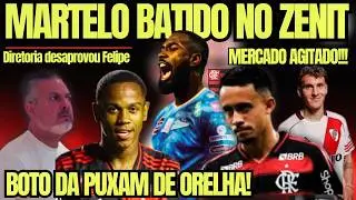 Martelo batido Gerson &eacute; do Zenit, diretoria do flamengo desaprovou atitude de Felipe e jornal europe