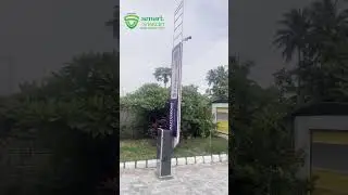 Advertisement type boom Barrier.