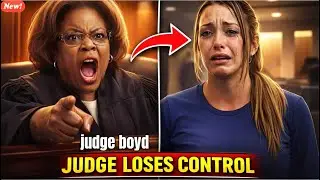 Judge Boyd SHOCKING Moment | Judge Loses Control in Courtroom#judgefleischer #courtroomdrama