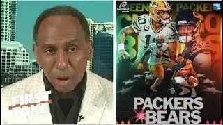 Stephen A. SHADES Jordan Love's Playoff Guts - Bears vs Packers WILD Take on First Take!