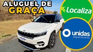 Como alugar carro gr&aacute;tis na localiza e unidas