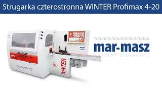 Strugarka czterostronna WINTER Profimax 4-20 - Mar-Masz | Woodworking Machines