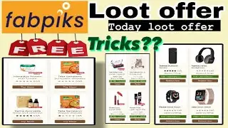😍fabpiks app👍 smytten copy?? FREE product on fabpiks 0₹ hurry up hidden trick? #todaylootoffer