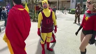 Highlight 1:17:28 - 1:22:28 from Wondercon 2023!! #cosplay #commicon