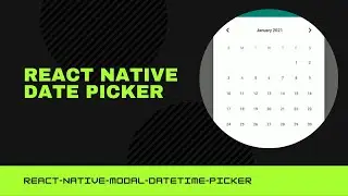 React Native Date Picker