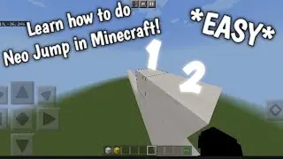 (TUTORIAL) How to Double Neo Jump in Minecraft MCPE *NO CLICKBAIT* ||MR GAMERZ