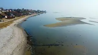Sk&aelig;ring strand fra luften