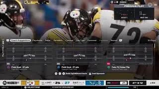 Steelers vs Lions NXT