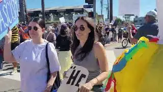 No Kings Rally at Abbott Kinney and Venice Blvd. Los Angeles,  California 10.18.25 part 1