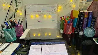 STUDY WITH ME | 3 hours (almost), no breaks, soothing piano music, countdown timer, finals prep