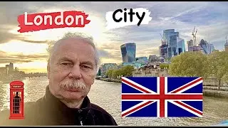 Londyn CITY. 20 Kwietnia 2022. 4K . UK🇬🇧