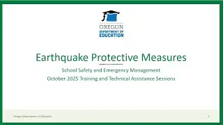 Earthquake Protective Measures - October 2025