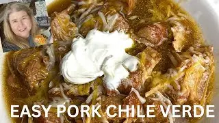 Melt In Your Mouth Slow Cooker Pork Chile Verde
