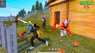 Mobile Player 25 Kills 💪 M4A1+MP40 99%Headshot Rate| Solo Vs Squad Full Gameplay | Free Fire
