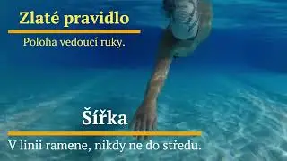 Jaká je nejlepší hydrodynamická poloha těla pro kraul a jak se jí naučit? Tzv. Bruslařská poloha.