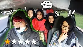 PRANK Nyamar Jadi Taxi Online Jemput Adek2ku *Mereka Lari Keluar*