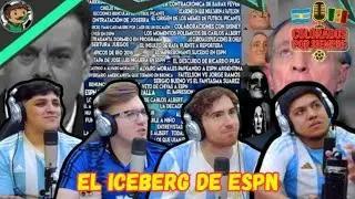 🇦🇷🇲🇽 FAITELSON vs JOSERRA, la DECADENCIA de PIETRASANTA, la CENSURA| EL ICEBERG de ESPN [REACCION]