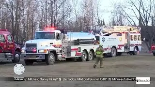 Detached garage fire spreads to pole barn in Carlton County