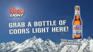 Brains Beer - Coors Light Ad (Bar Visual)