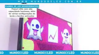 Painel De LED RGB, Letreiro Digital  Colorido Alto Brilho