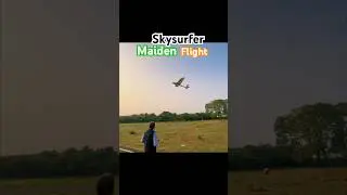 #skysurfer #maidenflight #handlaunch by Dr.Harshil Sir.  #rcplane