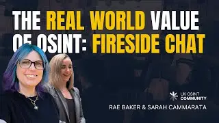 Mastering OSINT with Rae Baker: AI, Maritime Intelligence & Analyst Mindset