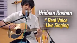 Hridaan Roshan Live Singing 🎤🎸 | Real Voice & Original Guitar Performance