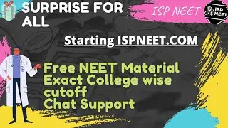 Surprise 😍 For all /ispneet.com our website launch intro / One Place for all NEET Aspirants #shorts
